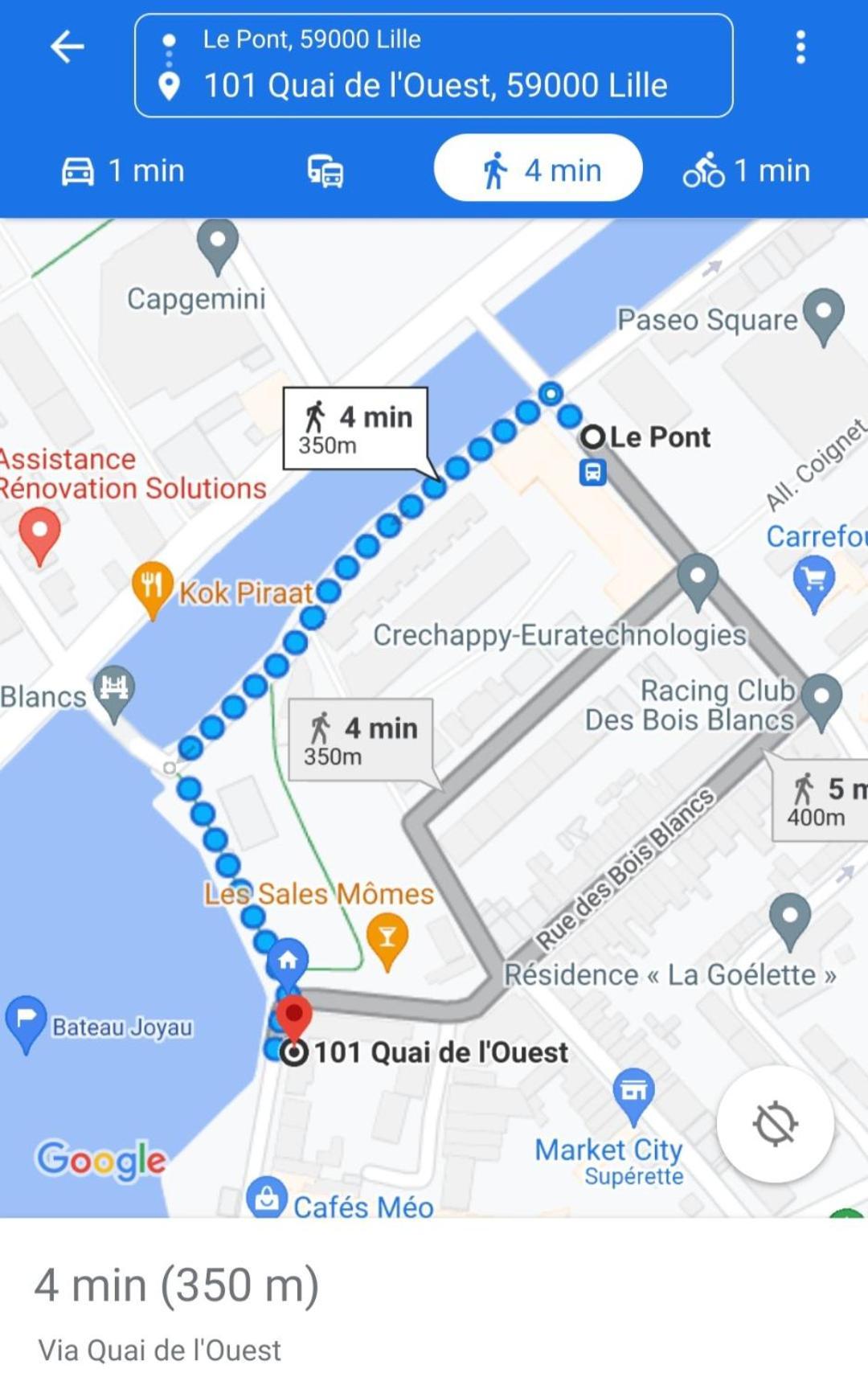Apartmán Bateau Peniche Lille - Euratechnologie Exteriér fotografie